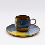 Assiette à dessert en grès de la collection portugaise Corals Mug en grès "Corals"