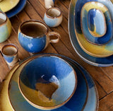 Assiette à dessert en grès de la collection portugaise Corals Mug en grès "Corals"