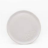 Assiette "Estrela do mar" blanche - 27cm