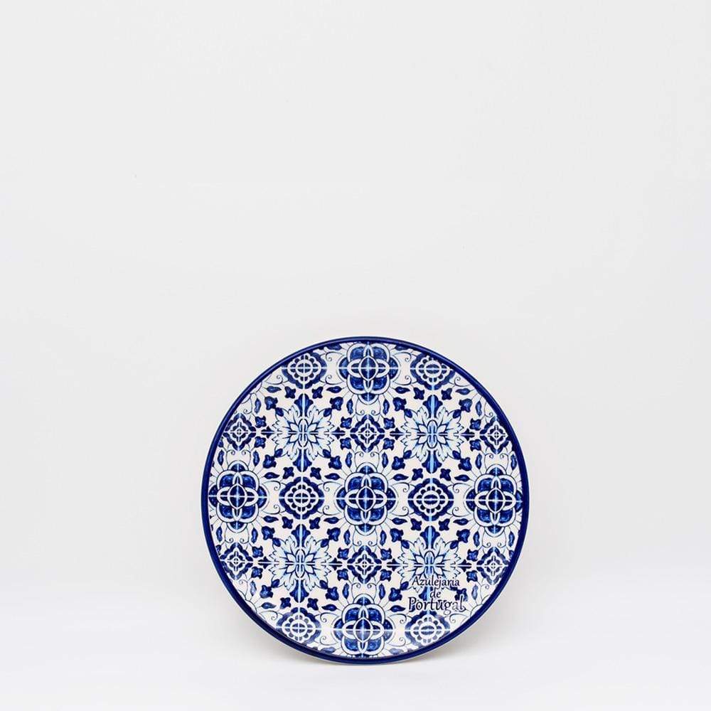 Assiette en céramique "Tradicional" Bleue - 16 cm