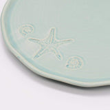 Assiette "Estrela do mar" verte - 27cm