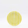 Assiette en porcelaine portugaise I Vaisselle du Portugal en ligne Assiette "Costa Nova Mar" 20cm - Jaune