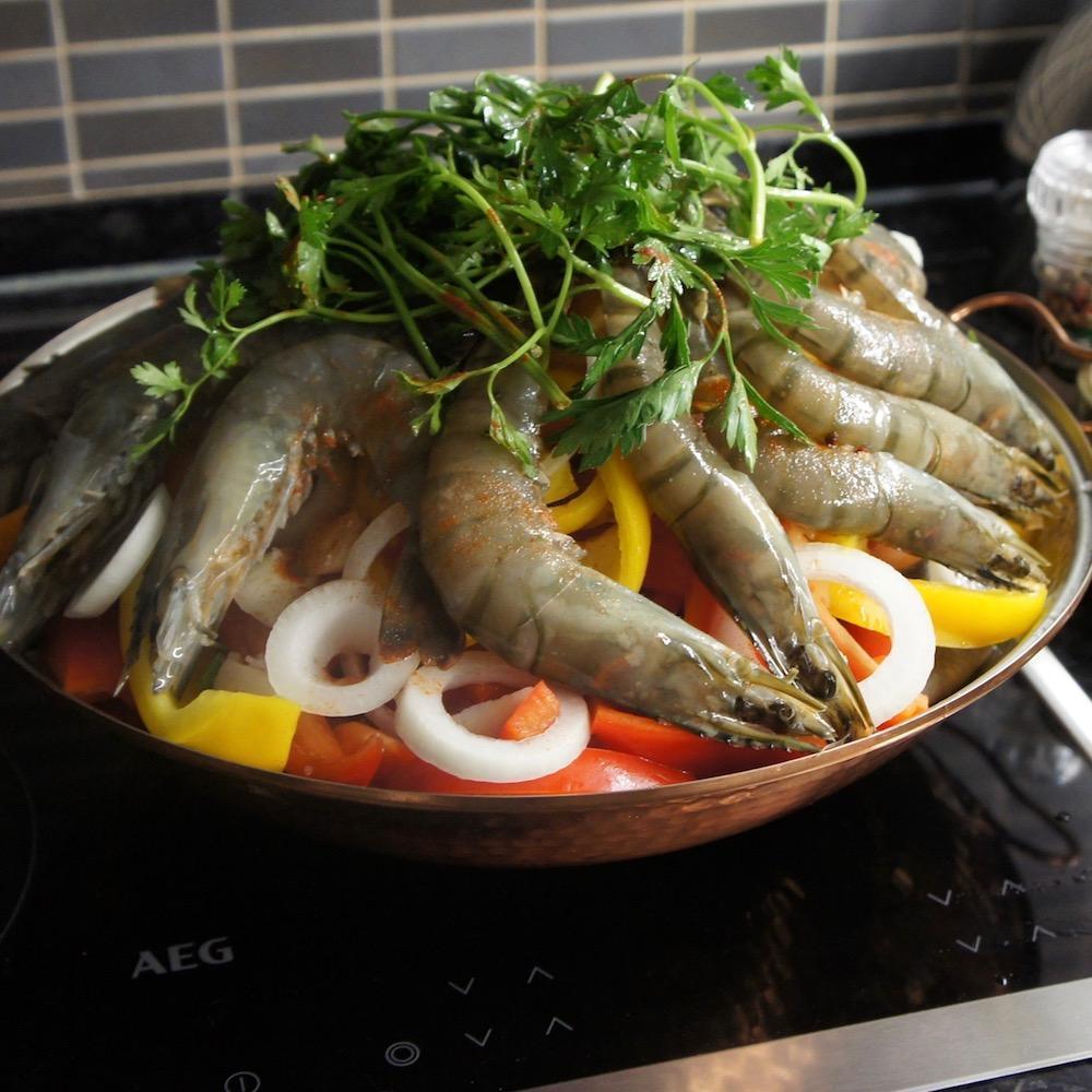 Cataplana en cuivre 2 à 3 couverts - 24cm