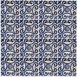 Azulejo Padrao I Azulejo portugais artisanal 14 cm Azulejo Padrão 14x14cm