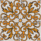 Azulejo Padrao I Azulejo portugais artisanal 14 cm Azulejo Padrão 14x14cm