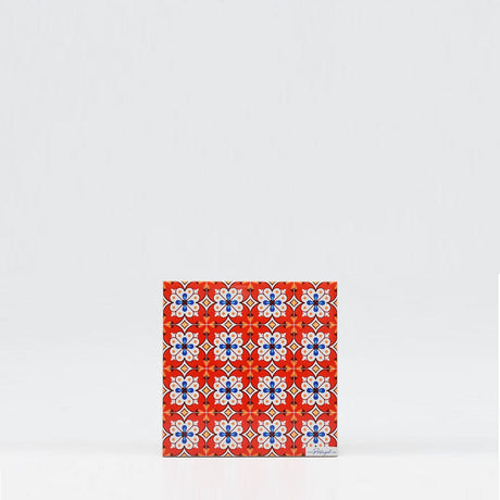 Azulejo portugais avec base en liège I Artisanat du Portugal Dessous de plat Azulejo 15x15cm