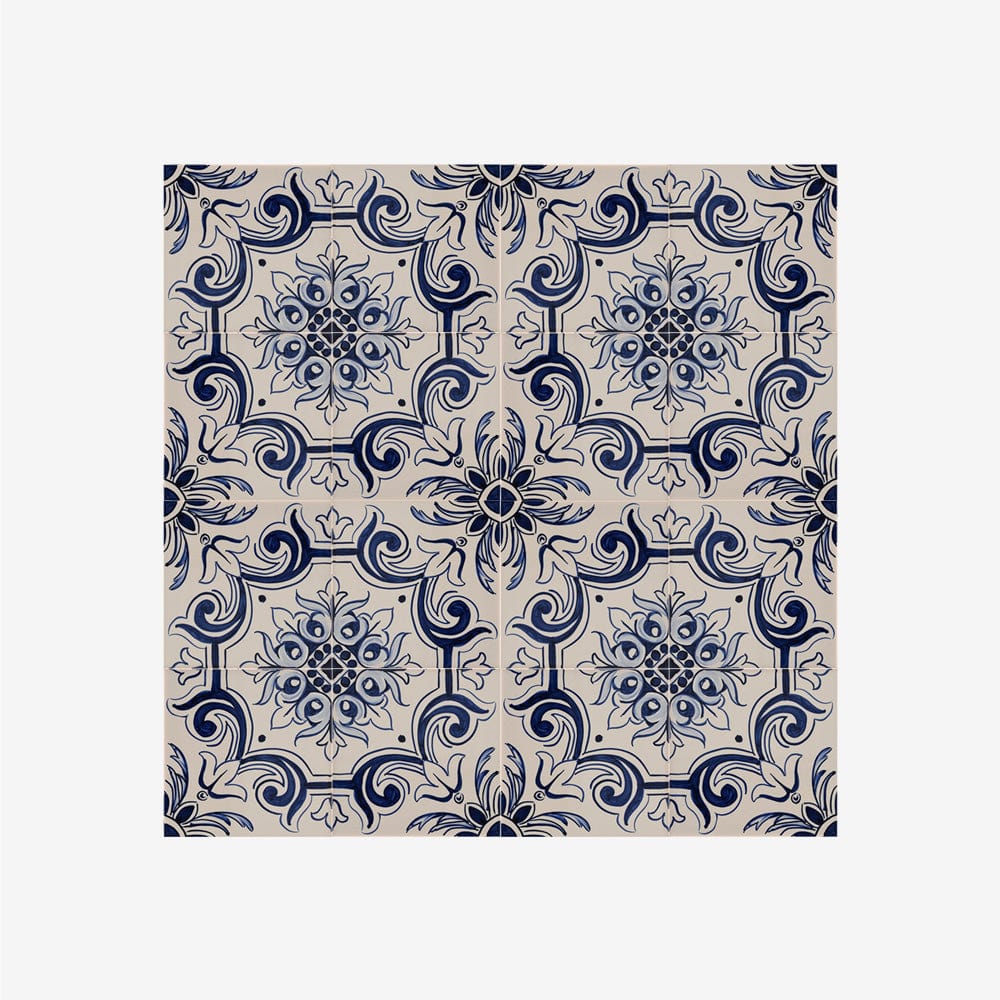 Azulejo portugais I Carreau de faïence du Portugal Azulejo Padrão 15x15cm