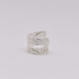 Serpente I Bague en filigrane d'argent