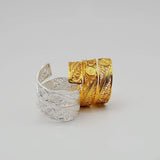 Serpente I Bague en filigrane d'argent