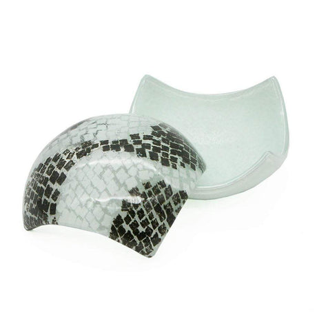 Boite en verre fusionné "Calcada"