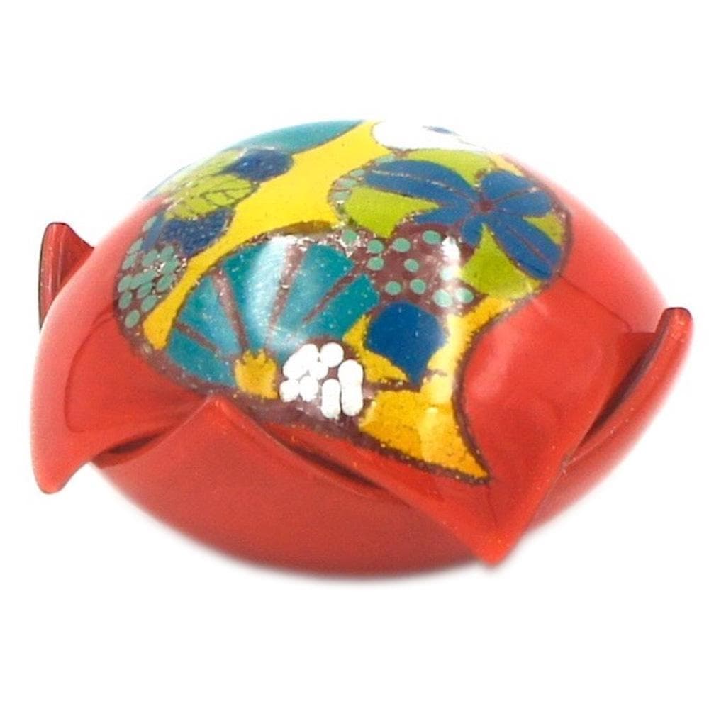 Boite en verre fusionné "Coeur de Viana"