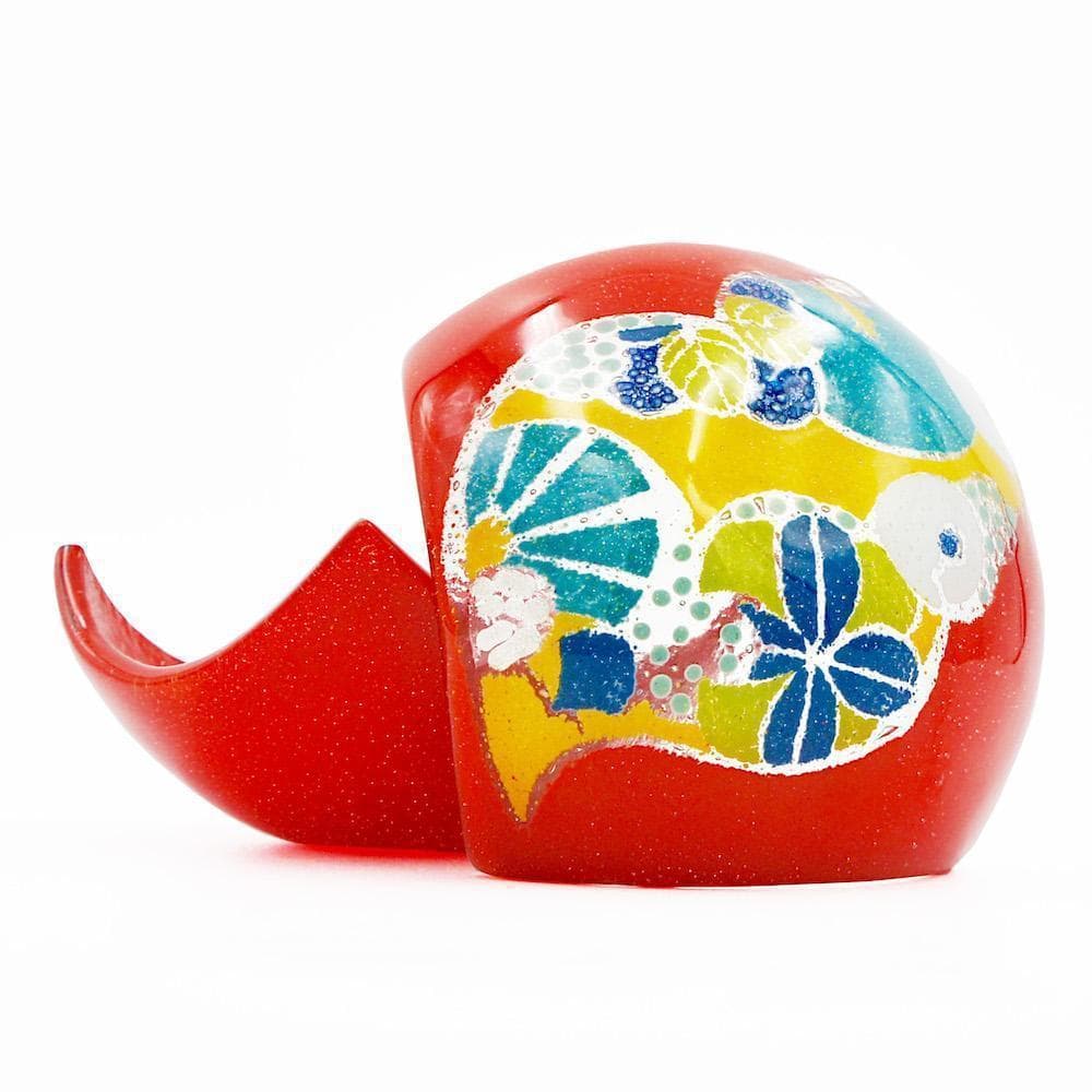 Boite en verre fusionné "Coeur de Viana"