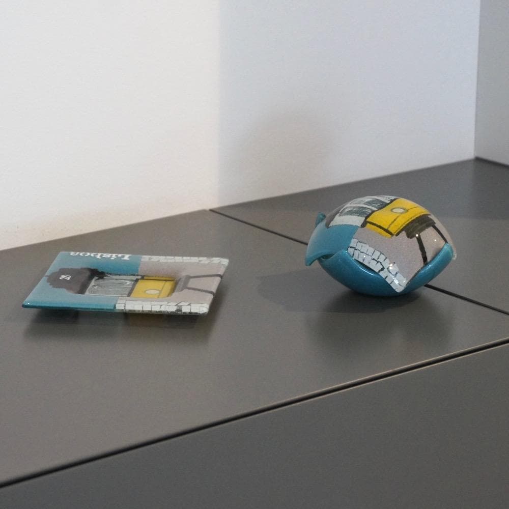 Boite en verre fusionné "Electrico 28"