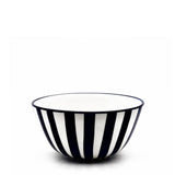 Bol en porcelaine portugaise I Vaisselle du Portugal en ligne Bol "Costa Nova Mar" - Noir 16cm