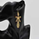 Brincos À Rei I Boucles d'oreille en argent doré - 6.5cm