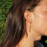 Boucles d'oreille en argent doré
