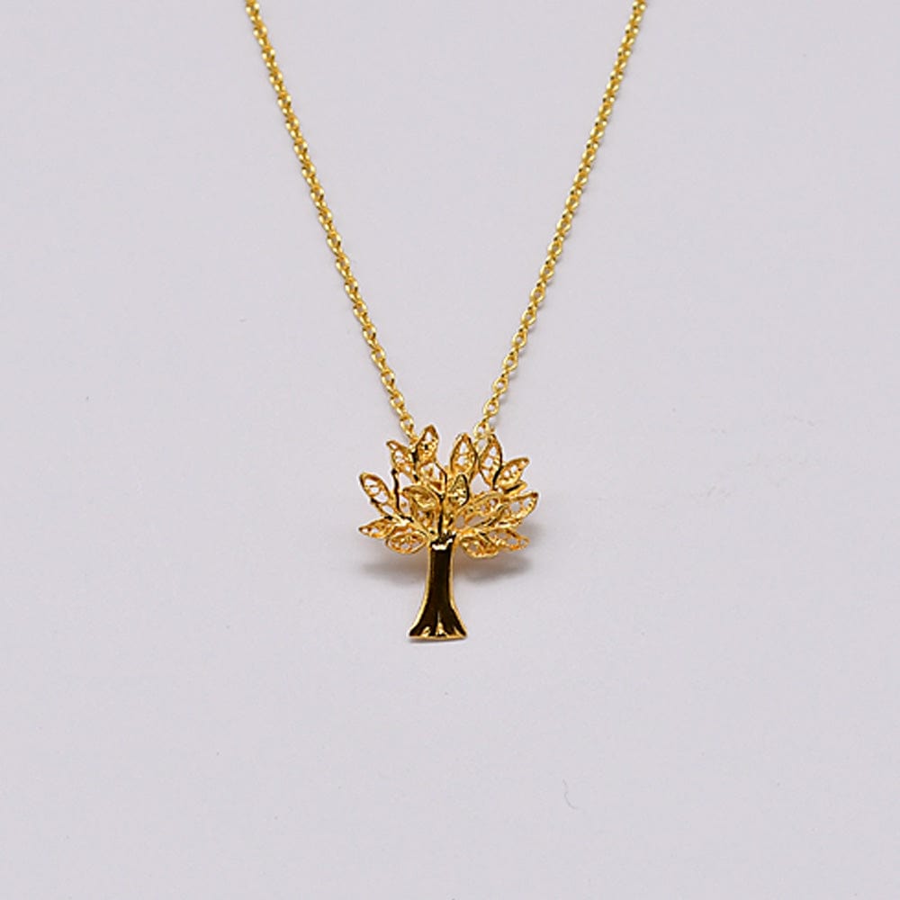 Boucles d'oreille en filigrane d'argent doré I Vente de bijoux argent #Árvore da Vida I Collier en argent doré