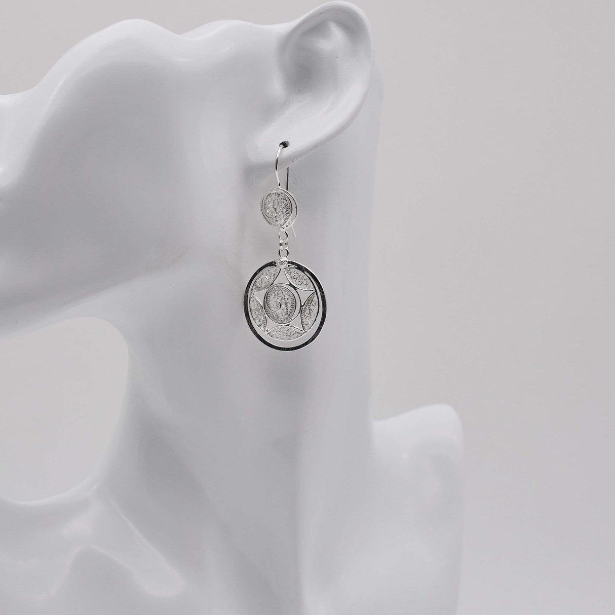 Boucles d'oreille en argent