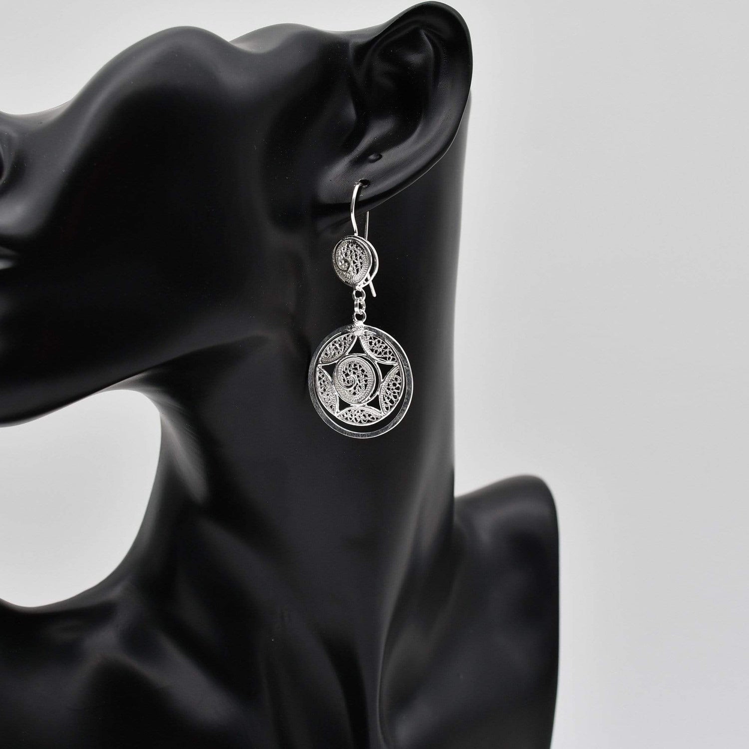 Boucles d'oreille en argent