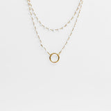 Boucles d'oreille en filigrane d'argent doré I Vente de bijoux argent Collier perles blanches Alma & Coraçao