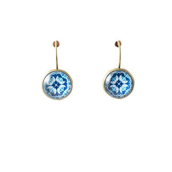 Boucles d'oreille "Azulejo"