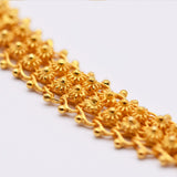 Bracelet traditionnel portugais en argent doré Á Portuguesa I Bracelet en argent doré