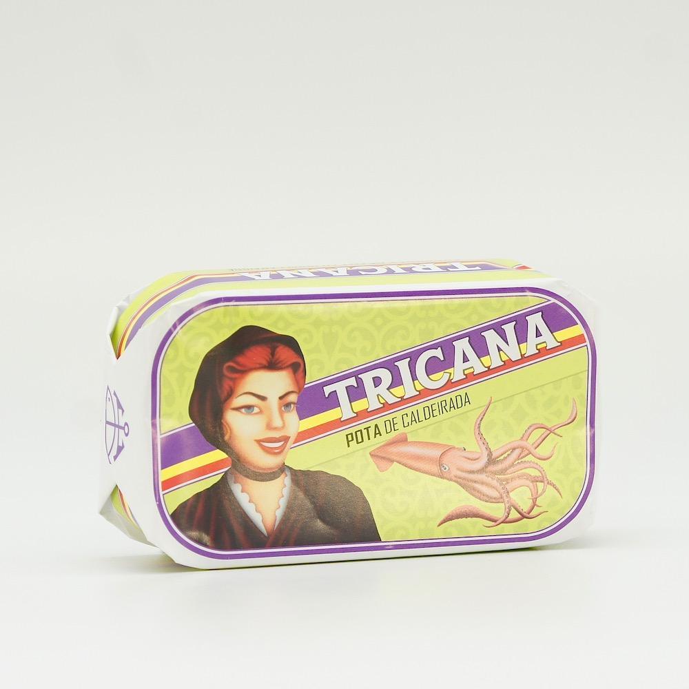 Tricana I Conserve d'encornets géants em Caldeirada