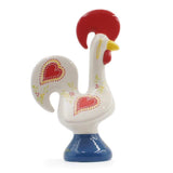 Coq de Barcelos traditionnel en céramique - Blanc