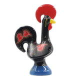 Coq de Barcelos traditionnel en céramique - Noir