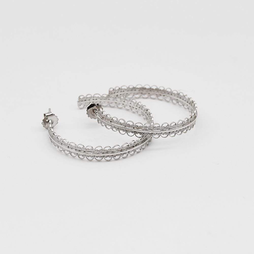 Créoles I Boucles d'oreilles en argent