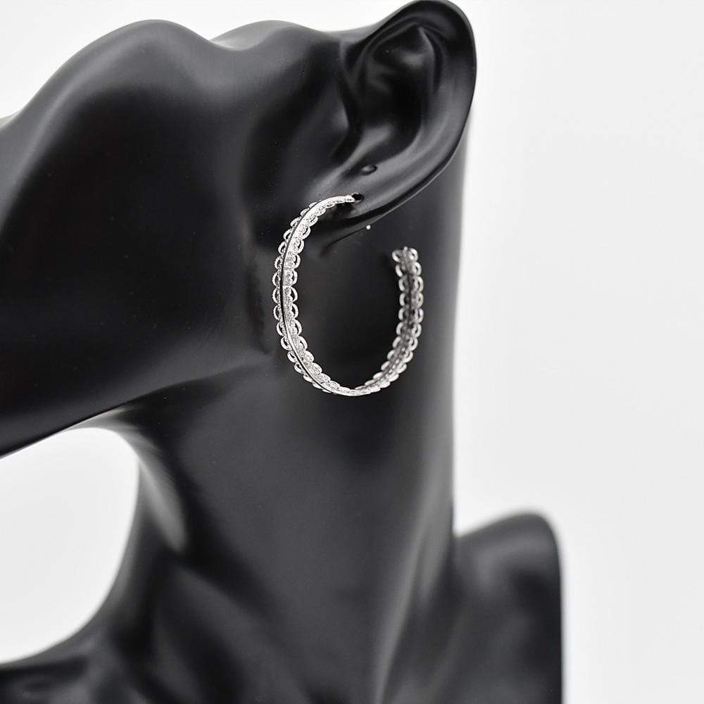 Créoles I Boucles d'oreilles en argent