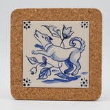 Dessous de plat en liège et céramique "Azulejos" - 15cm Motif 2