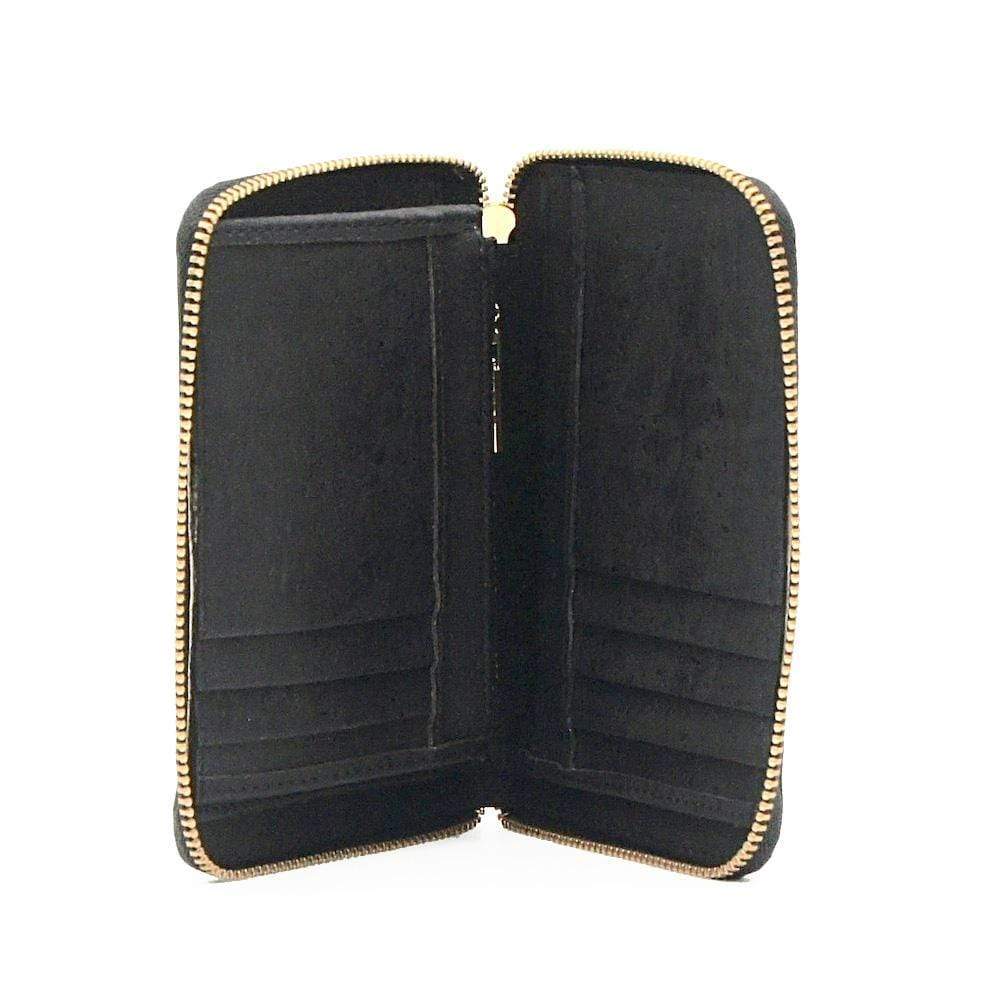 Grand portefeuille en liège noir