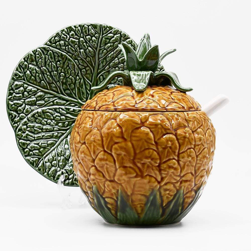 Pot en céramique en forme d'ananas - 18cm