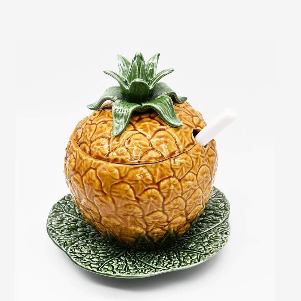 Pot en céramique en forme d'ananas - 18cm