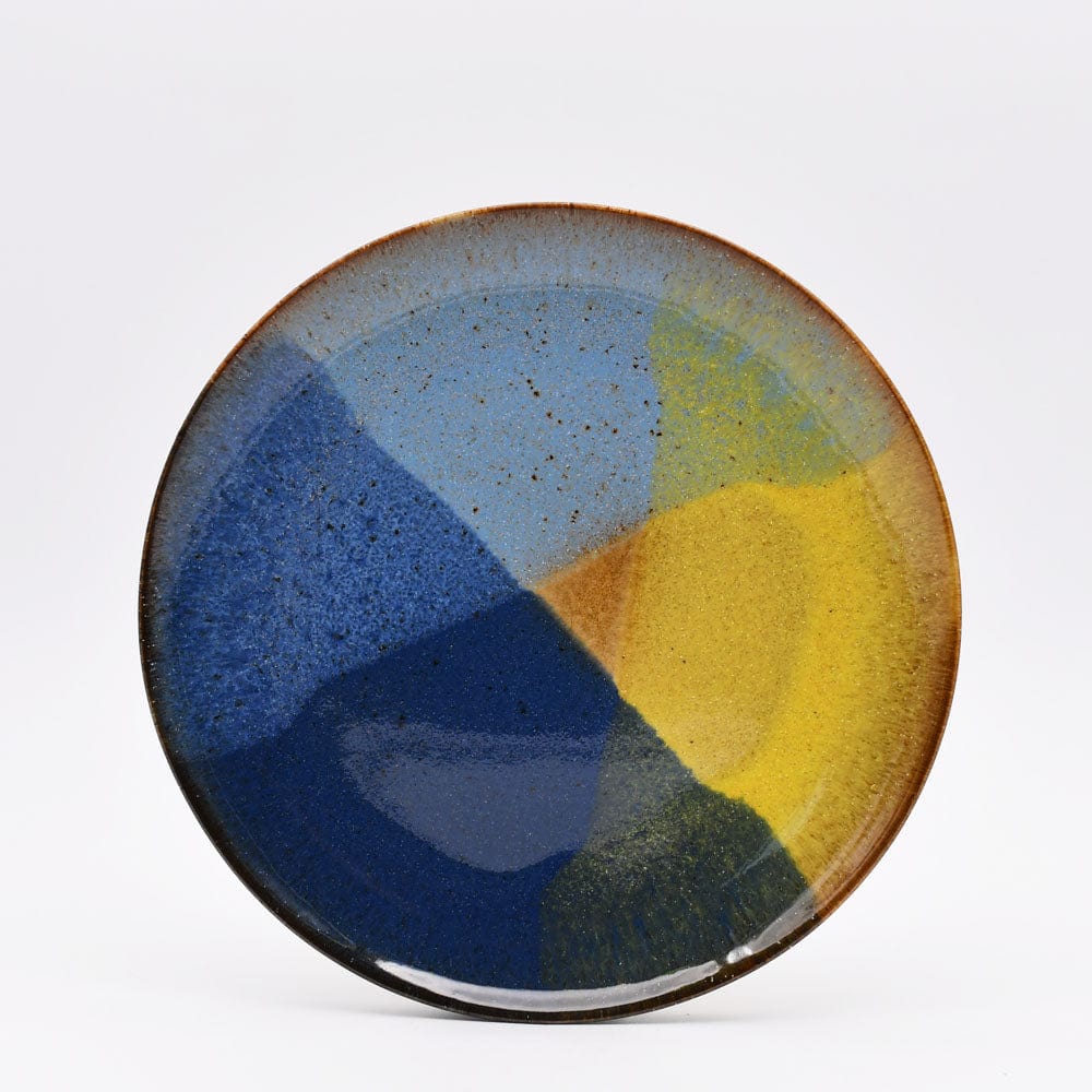 Grande assiette en grès de la collection portugaise Corals Assiette en grès "Corals" - 30cm