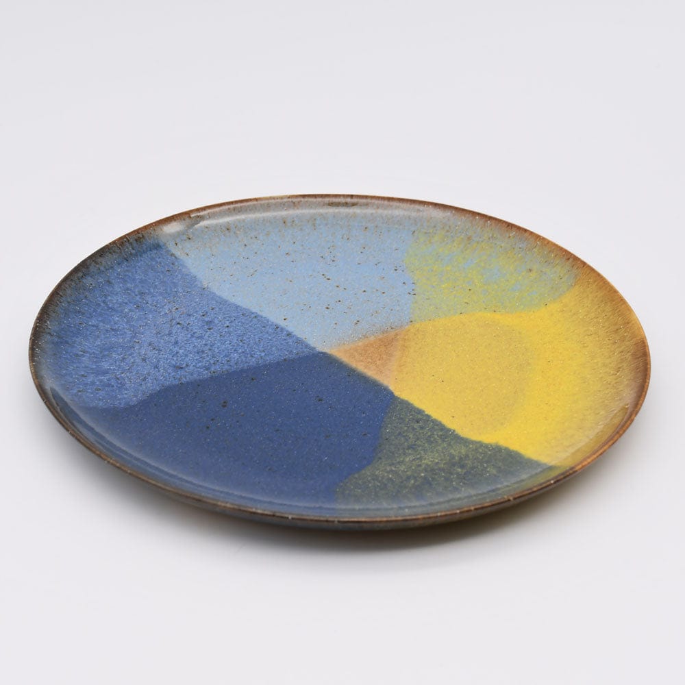 Grande assiette en grès de la collection portugaise Corals Assiette en grès "Corals" - 30cm