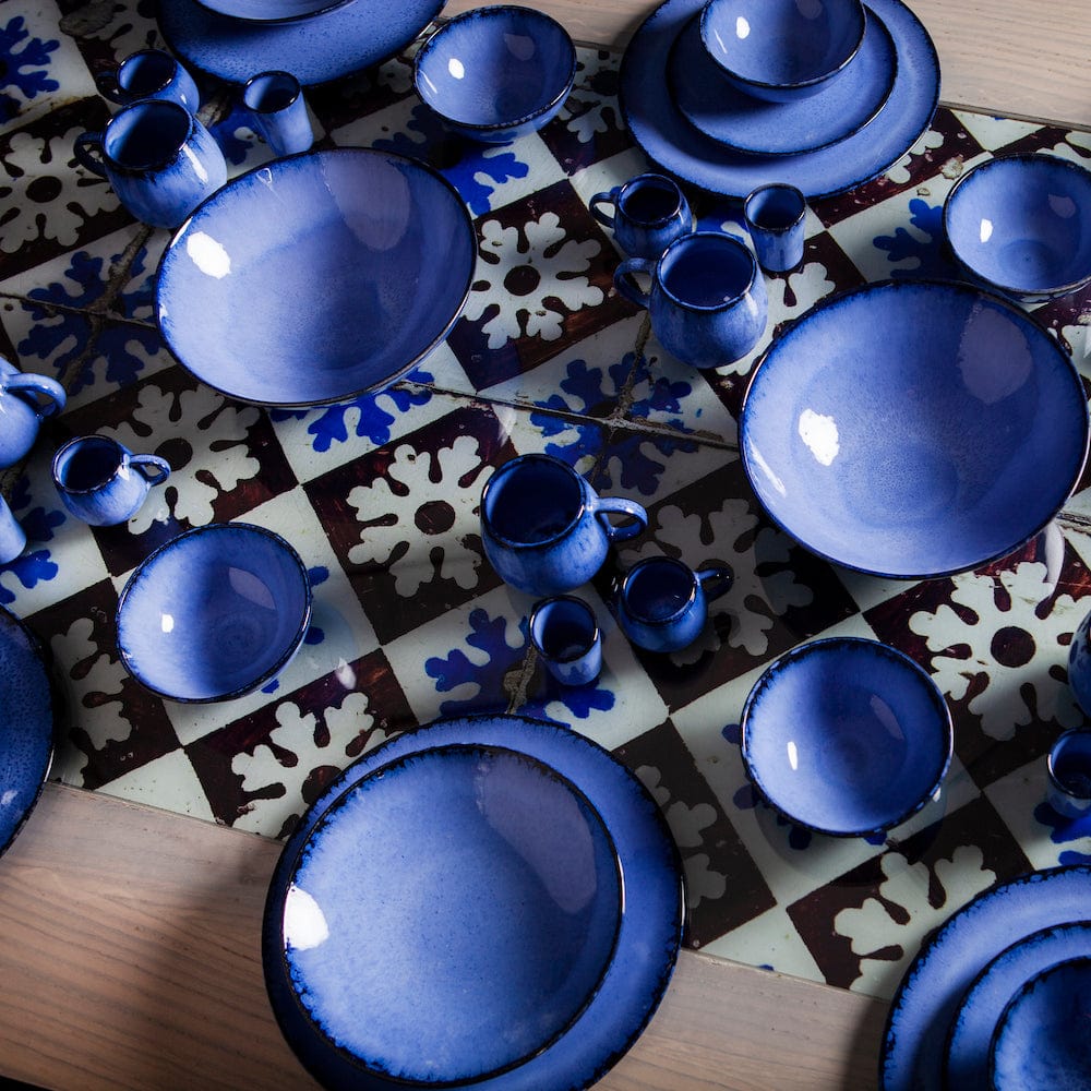 Grande assiette en grès de la collection portugaise Corals Mug en grès "Amazonia"