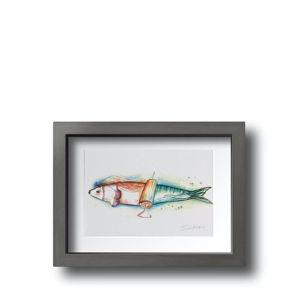 Gravure "Sardinha" par Isabel Amorim