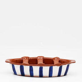 Grille Chorizo portugais I Assador de chouriço Grille Chorizo "Costa Nova Mar" - Bleu