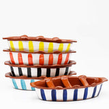 Grille Chorizo portugais I Assador de chouriço Grille Chorizo "Costa Nova Mar" - Rouge