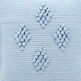 Housse de coussin 40x40 "Tapete de Trapo" - Bleu ciel