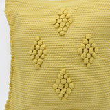 Housse de coussin 40x40 "Tapete de Trapo" - Jaune