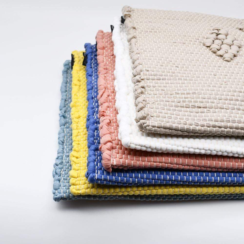 Housse de coussin 40x40 "Tapete de Trapo" - Jaune