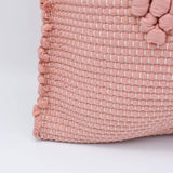 Housse de coussin 40x40 "Tapete de Trapo" - Rose