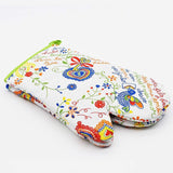 Manique en tissu au motifs portugais Azulejos Manique "Namorados" Verte