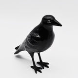 Merle I Oiseau en céramique et laiton O Corvo I Corbeau en céramique