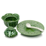 Moutardier en céramique en forme de chou