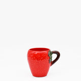 Mug en céramique en forme de fraise