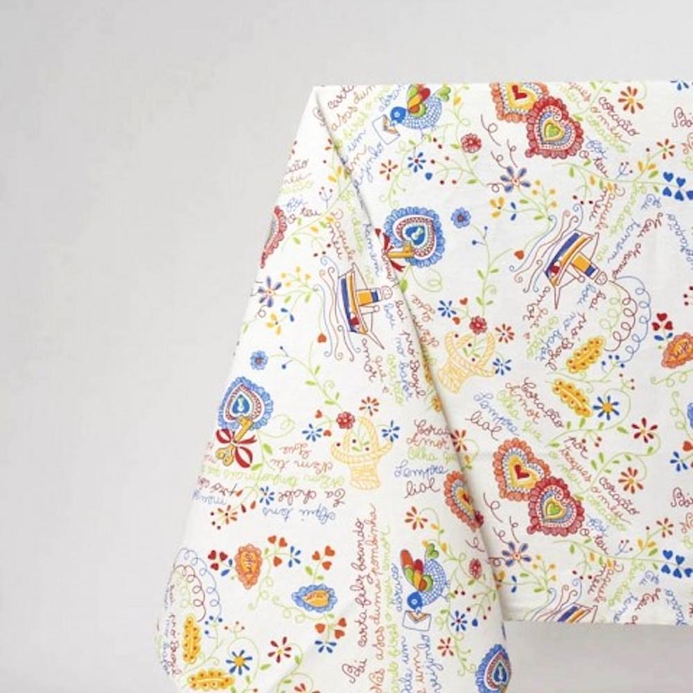 Nappe en coton "Namorados"
